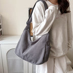 Soft Fabric Crossbody Tote Calm Wears