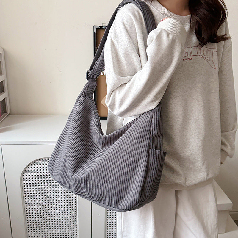 Soft Fabric Crossbody Tote Calm Wears