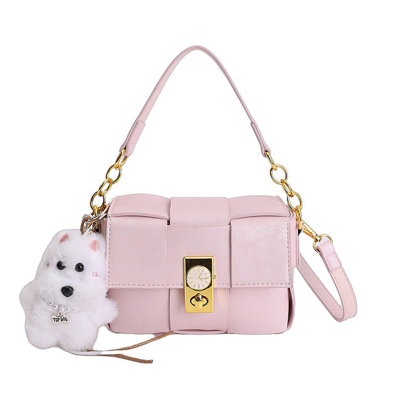 Women's shoulder bag with removable pendant-https://detail.1688.com/offer/1026518349840.html-Calm Wears-Rosa-nothing-Calm Wears