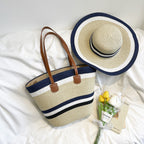 WoColorful Straw Beach Tote Bag