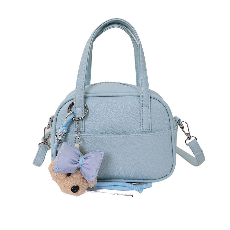 Women's mini handbag with playful animal charm-https://detail.1688.com/offer/1051126297445.html-Calm Wears-Blue-nothing-Calm Wears