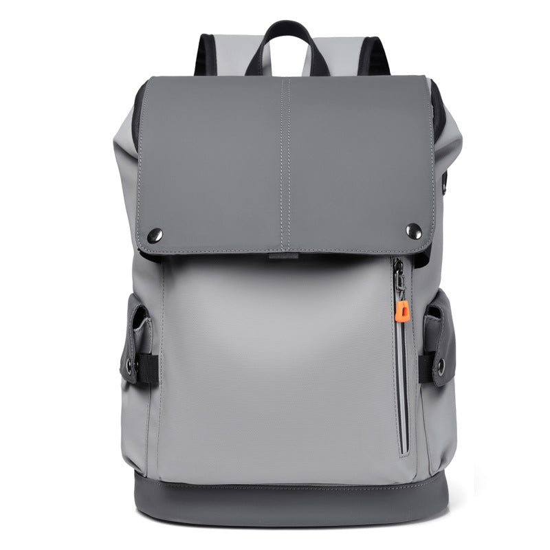 Urban Backpack with Innovative Folding Closure and Versatile Storage Options-https://detail.1688.com/offer/740465858029.html-Calm Wears-Light grey-nan-Calm Wears