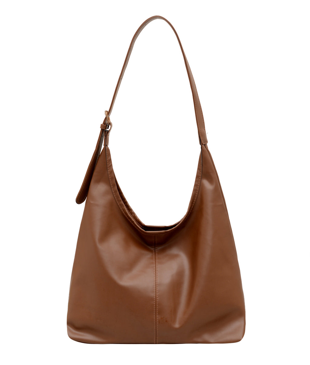 WoSpacious Soft Leather Hobo Bag