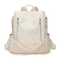 Star Patterned Multi-Pocket Backpack