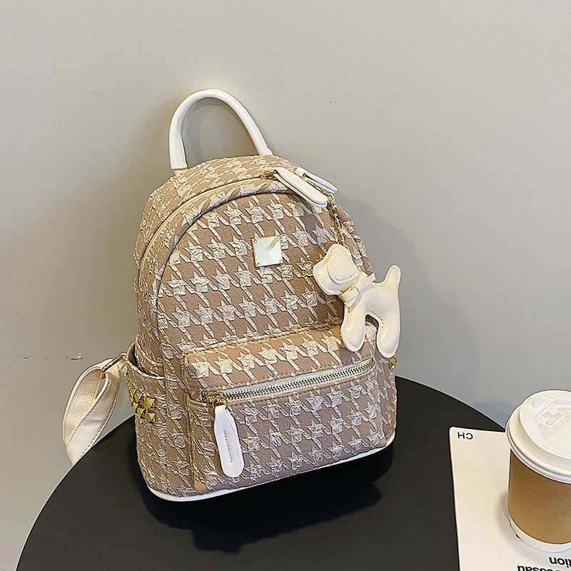 Textured Mini Backpack