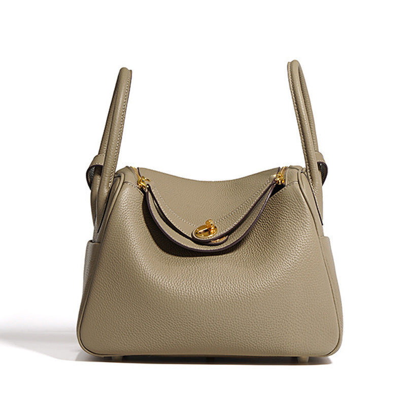 Structured Leather Handbag