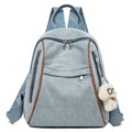 Casual Denim-Style Backpack
