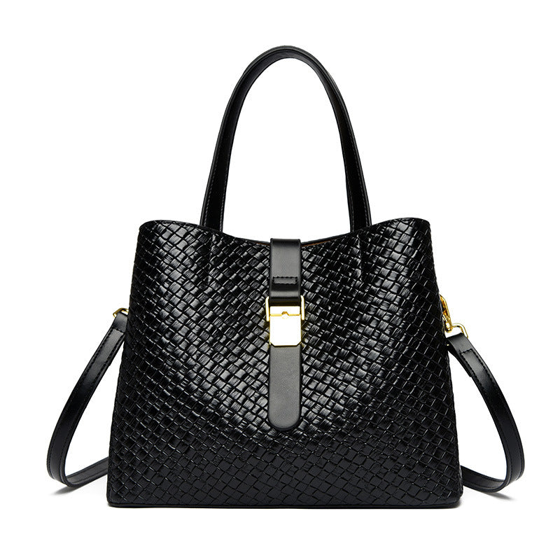 Textured Structured Handbag