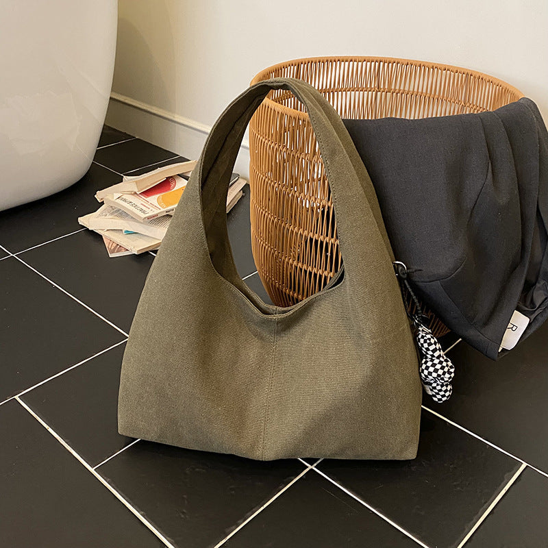 Women's fashionable tote bag with innovative carrying opening-https://detail.1688.com/offer/1008632173104.html-Calm Wears-Green-Size: without pendant-Calm Wears
