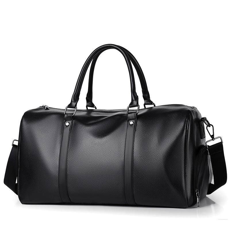 Premium Leather Weekend Duffel Bag