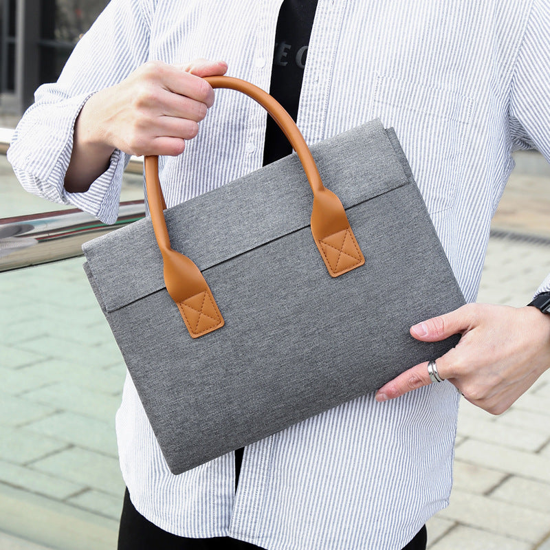 Elegant Structured Professional Tote Bag