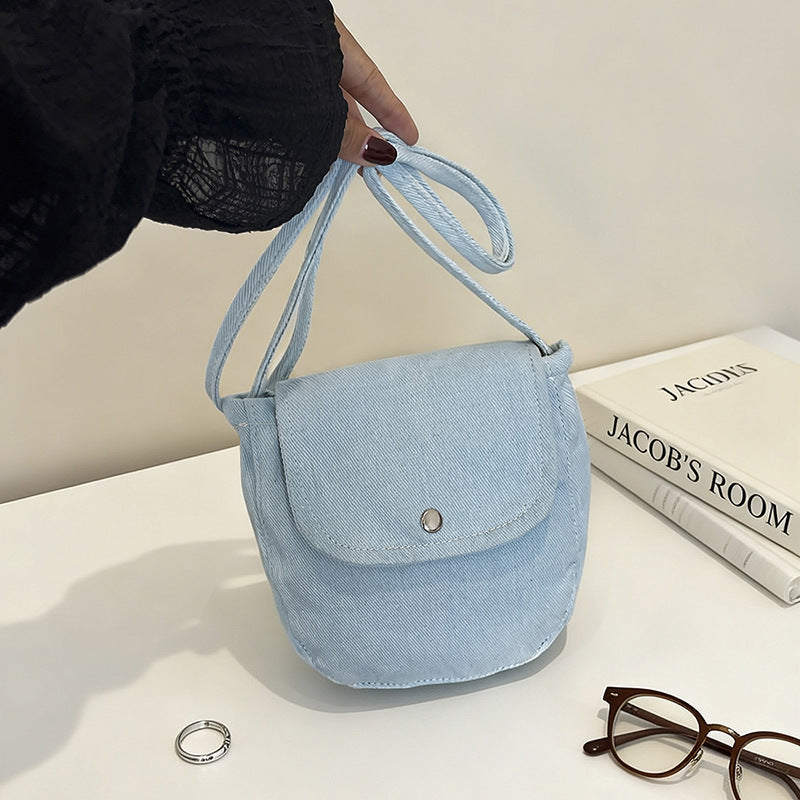 WoCompact Denim Crossbody Bag