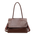 Women's shoulder bag in elegant crocodile look with adjustable shoulder strap-https://detail.1688.com/offer/996543631623.html-Calm Wears-Braun-nothing-Calm Wears