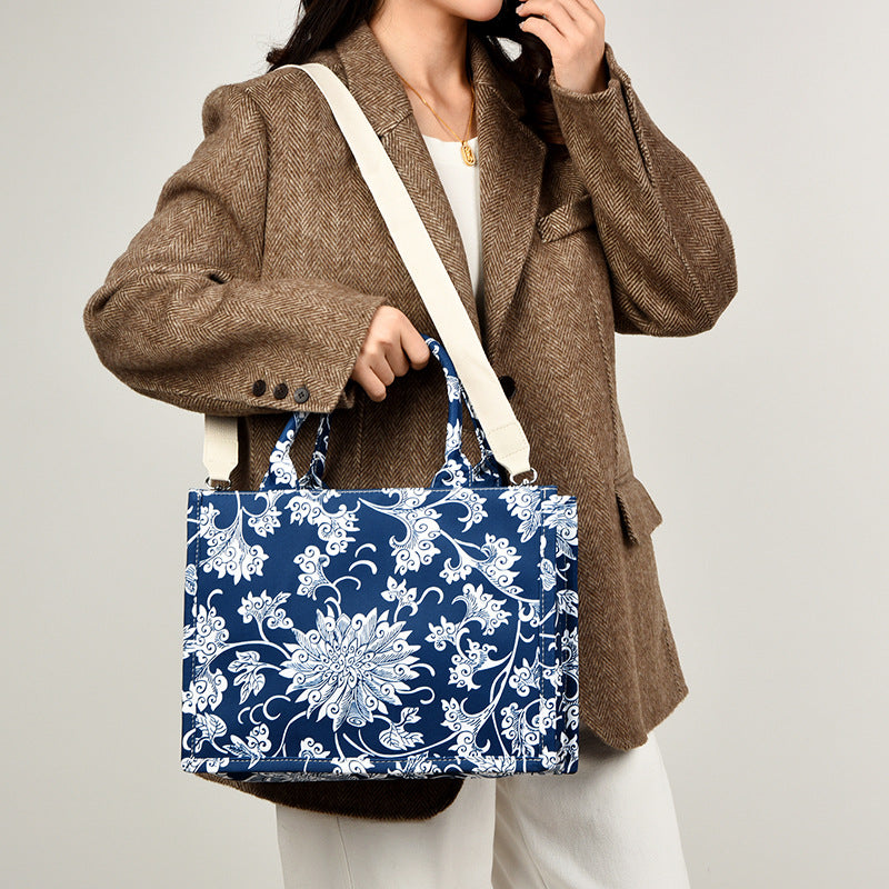 Floral Patterned Shoulder Bag