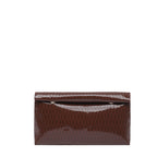 WoGlossy Textured Clutch Purse