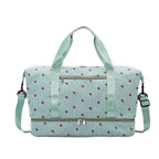Chic Floral Print Travel Duffle