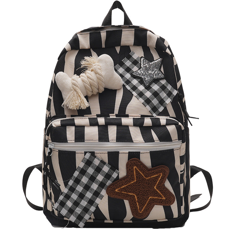 Backpack with Creative Applications and Practical Compartments