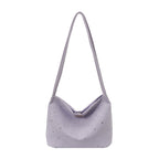 Stylish Star-Embellished Hobo Bag