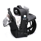 Versatile, ergonomic laptop backpack with intelligent compartment system