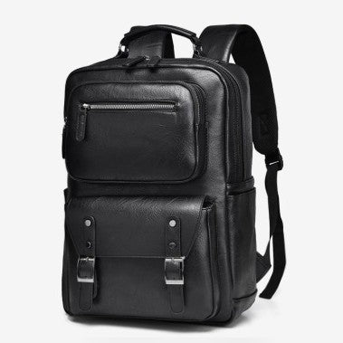 Premium Leather Travel Backpack