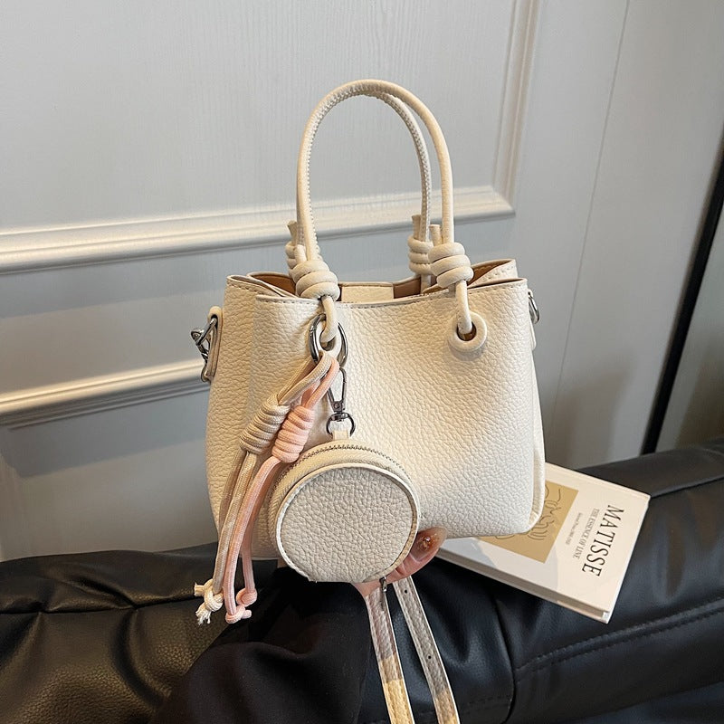Ladies mini handbag with removable coin pouch-https://detail.1688.com/offer/1032014844764.html-Calm Wears-White-Size: With pendant-Calm Wears