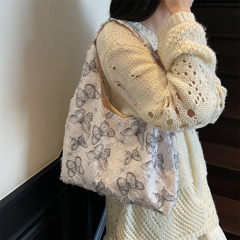 Embroidered Canvas Tote Bag