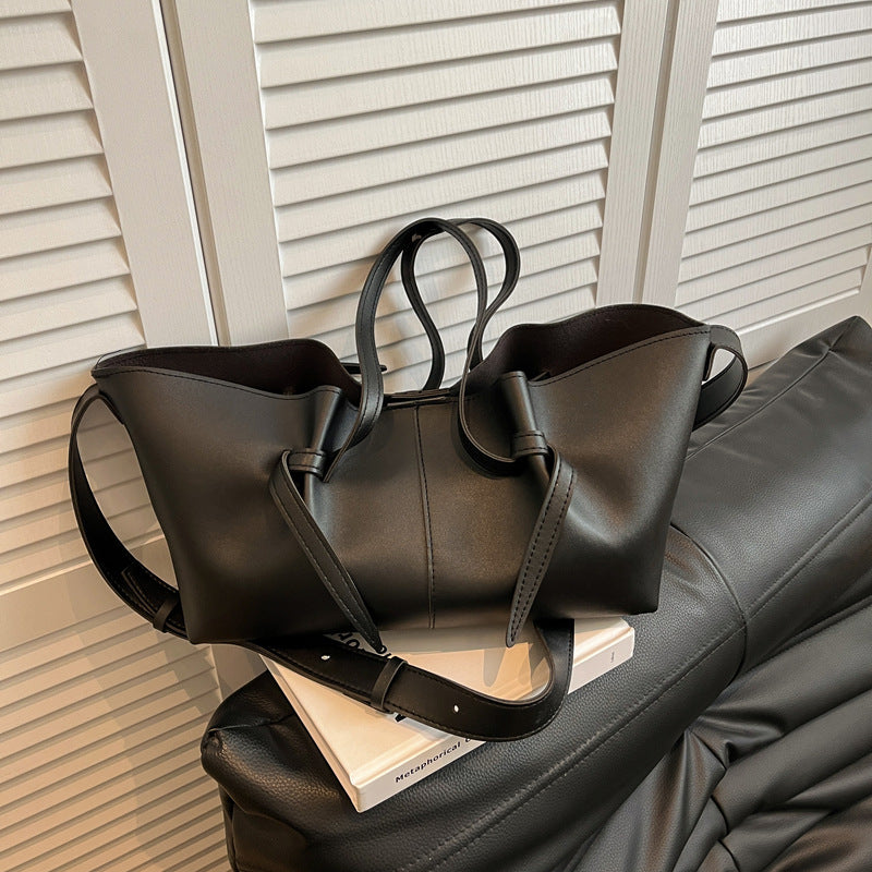 WoChic Minimalist Bow Tote Bag