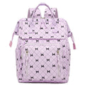 Stylish Bow-Printed Backpack