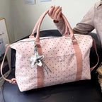 Stylish Polka Dot Travel Duffel Bag