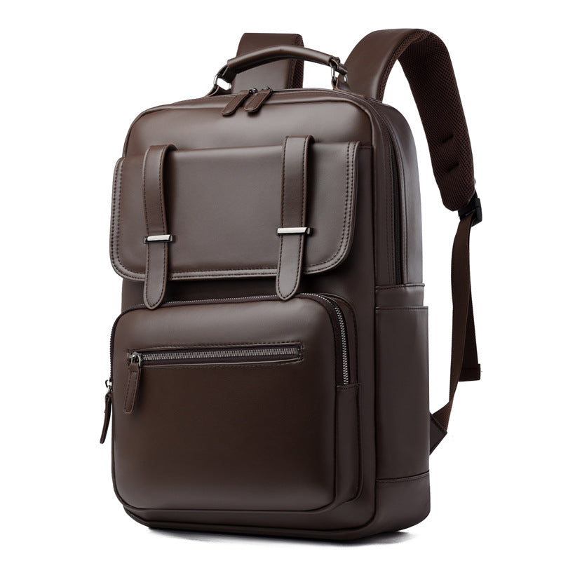 Leather Laptop Backpack Calm Wears
