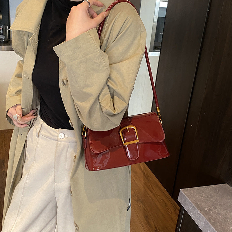 Women's shoulder bag with detachable strap and elegant closure-https://detail.1688.com/offer/1017412192799.html-Calm Wears-Black-nothing-Calm Wears