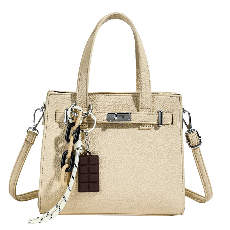 Ladies elegant mini bag with detachable pendant-https://detail.1688.com/offer/892794450422.html-Calm Wears-Apricot-Size: without pendant-Calm Wears