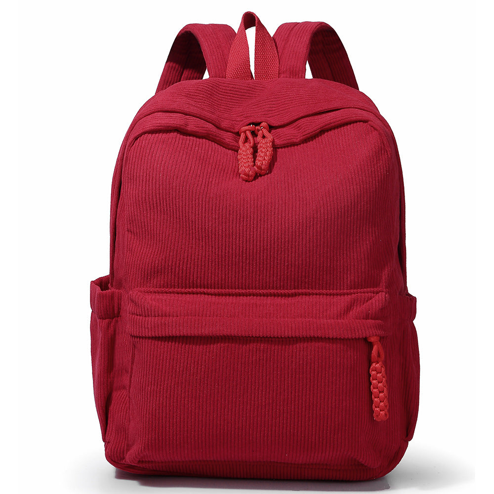 Textured Corduroy Backpack