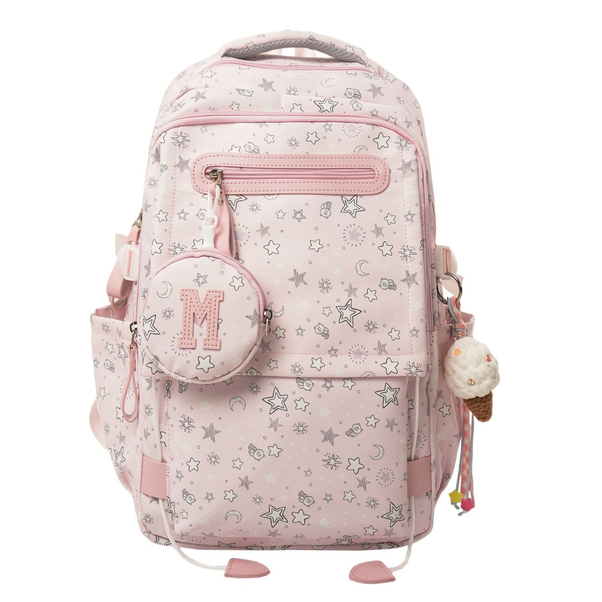 Whimsical Star-Patterned Backpack