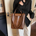 Women's high-quality leather tote bag-https://detail.1688.com/offer/1013419824764.html-Calm Wears-Braun-nothing-Calm Wears
