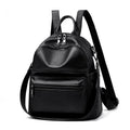 Premium Leather Multi-Pocket Backpack