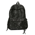 Star-Print Casual School Backpack