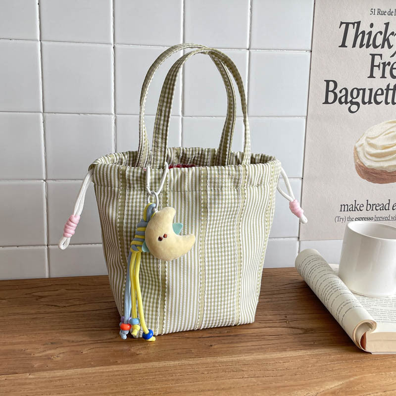 WoDrawstring Utility Tote Bag