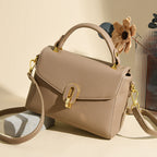 Elegant Structured Top-Handle Handbag