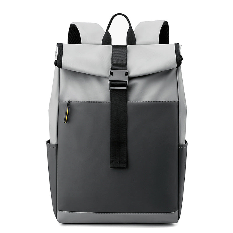 Urban Backpack with Waterproof Coating and Ergonomic Carrying Straps-https://detail.1688.com/offer/747120002077.html-Calm Wears-Light grey-nan-Calm Wears