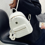 Quilted Leather Mini Backpack