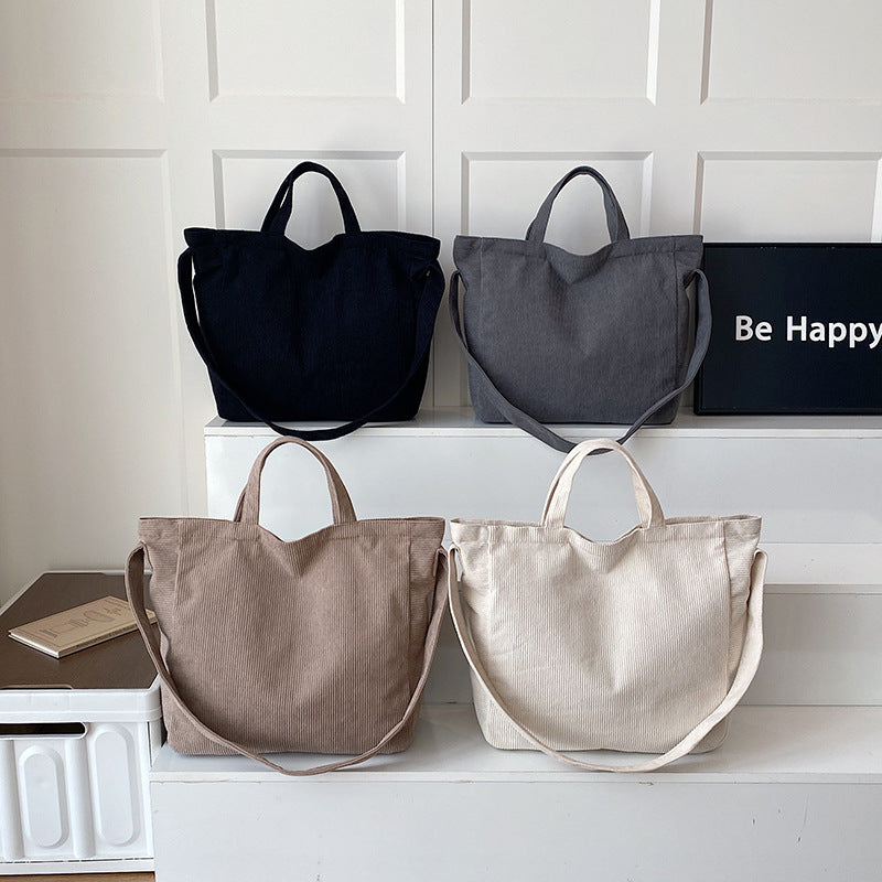 WoSoft Corduroy Tote Bag