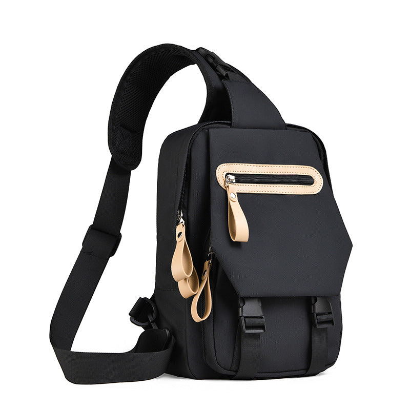 Unisex Modern Multi-Pocket Crossbody Sling Bag