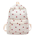 Backpack with Playful Fruit Pattern