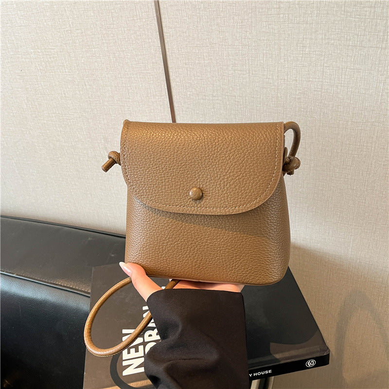 Versatile Textured Crossbody Handbag