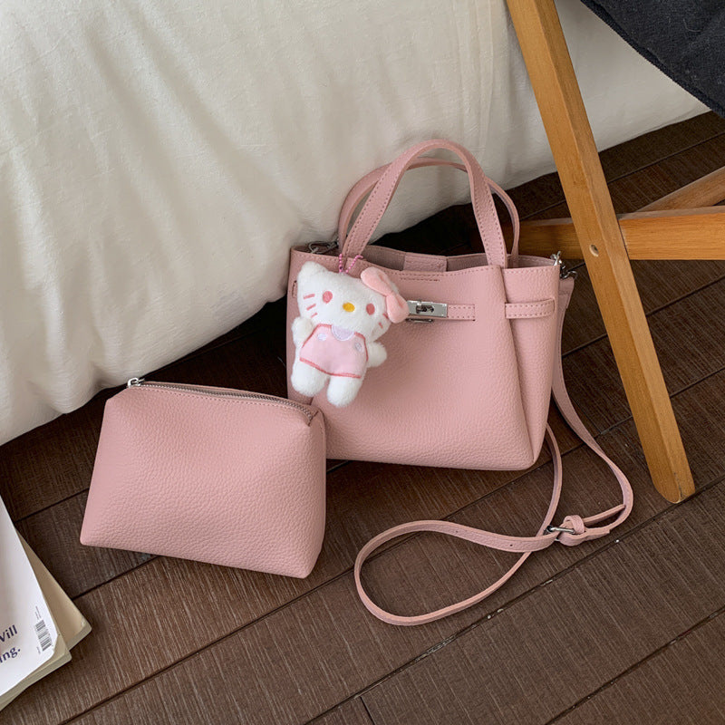 Ladies mini handbag with detachable cosmetic pouch-https://detail.1688.com/offer/1017213482411.html-Calm Wears-Rosa-Size: With pendant-Calm Wears
