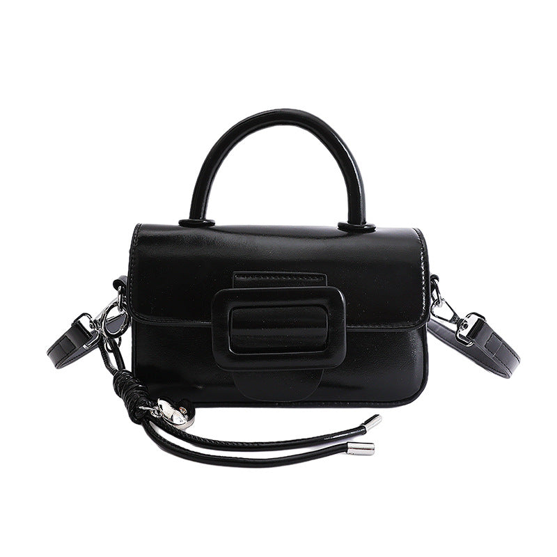 Women's high-quality mini handbag with removable shoulder strap-https://detail.1688.com/offer/1023383823808.html-Calm Wears-Black-Size: without pendant-Calm Wears