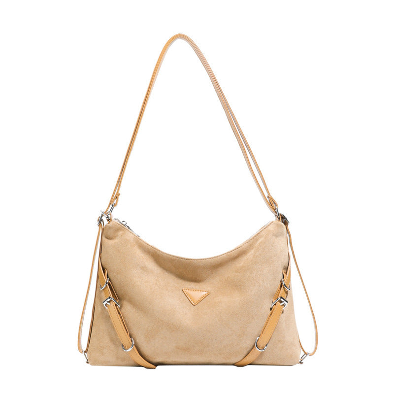 Women's shoulder bag with removable shoulder strap and modern design-https://detail.1688.com/offer/980494690838.html-Calm Wears-Khaki-nothing-Calm Wears