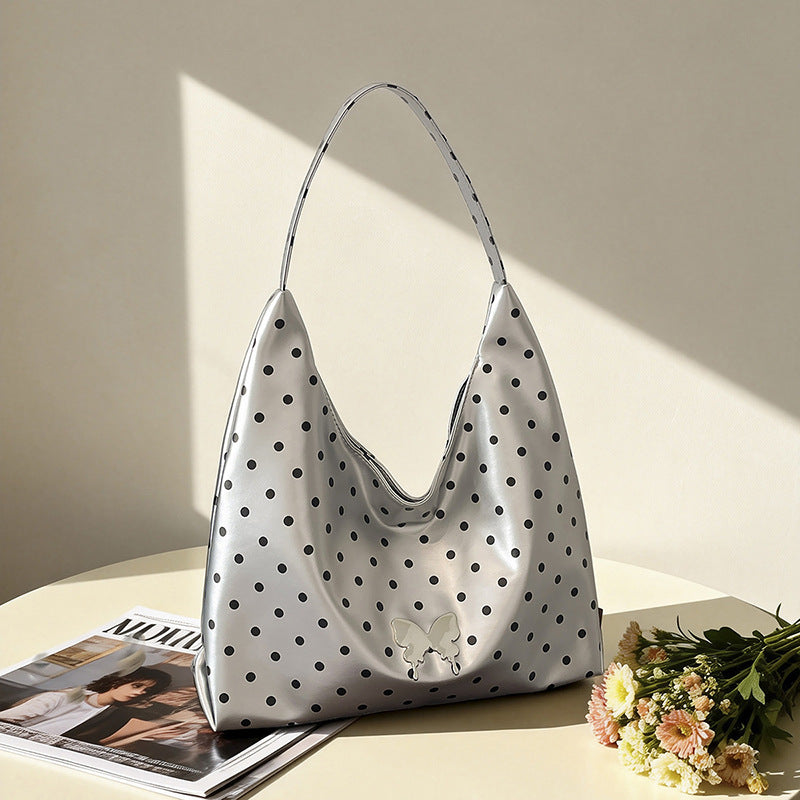 WoChic Polka Dot Hobo Bag
