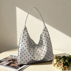 WoChic Polka Dot Hobo Bag